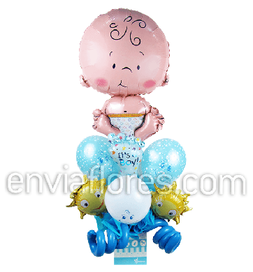 Diseño de Globos Baby Boy