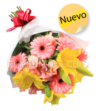 Bouquet Combinado Grande en Celofán