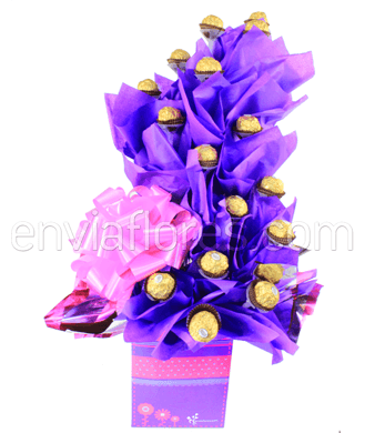 Candy Bouquet Espiral Ferrero Rocher