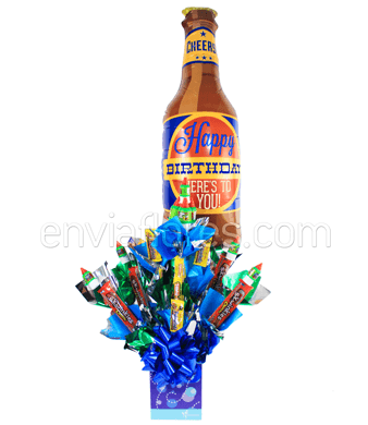 Candy Bouquet Cohete de Tamarindos con Globo Grande