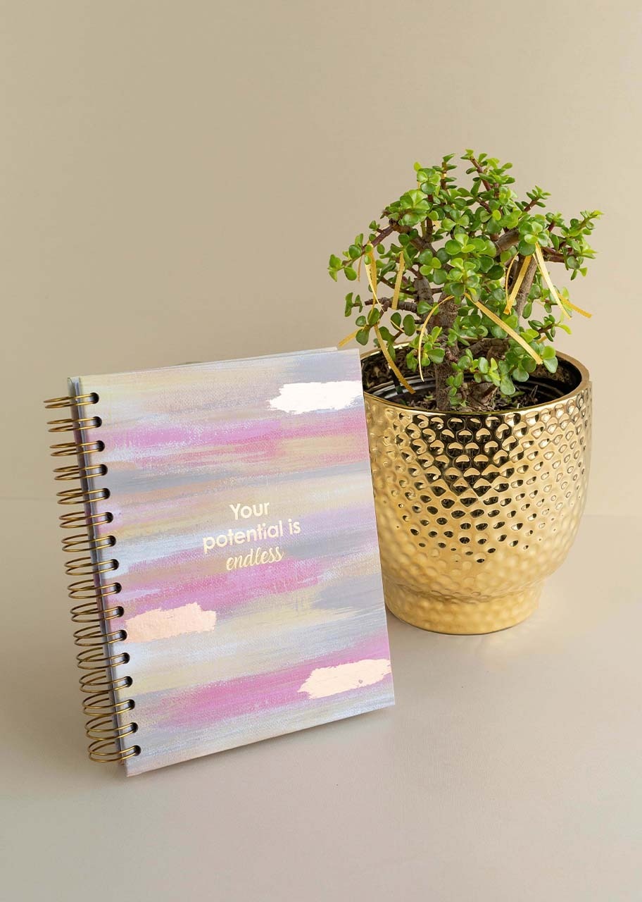 Imagen para Agenda La Calaca Rosa "Your potential is endless " con Árbol de la Abundancia 7 Deseos - 1