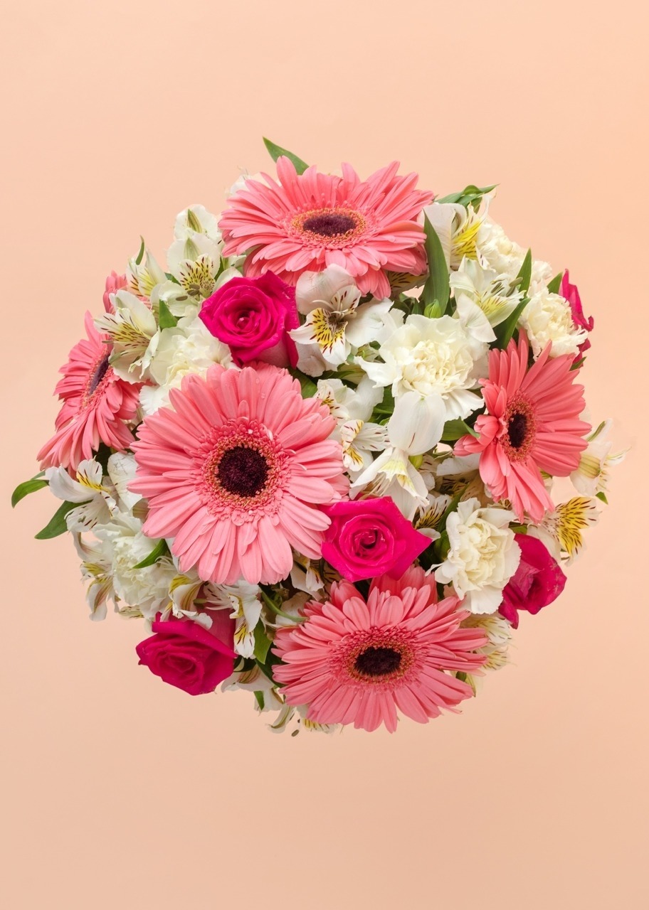 Imagen para Personaliza con Mini Foto Gerberas y Rosas - 4