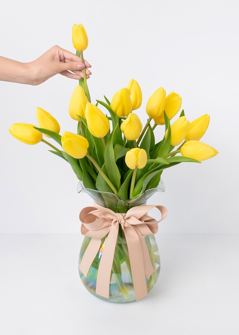 Imagen para 15 Tulipanes Amarillos - 2