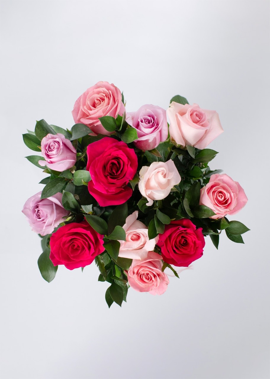 Imagen para Arreglo Romántico de 12 Rosas - 3