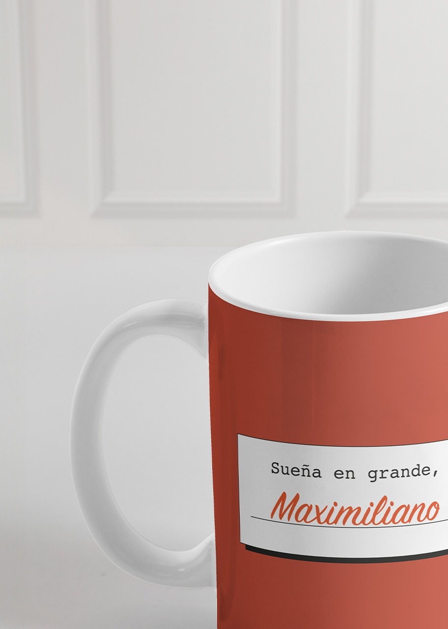 Imagen para Personaliza Taza Diseño "Sueña en grande, tu puedes" 15 oz  - 2