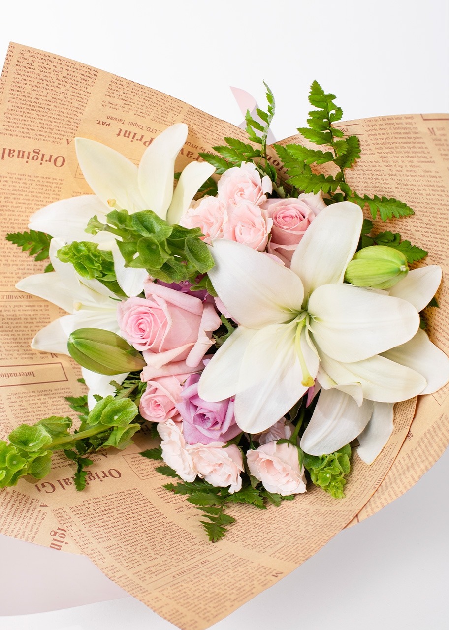 Imagen para Ramo de Lilys con Rosas Rosa - 2