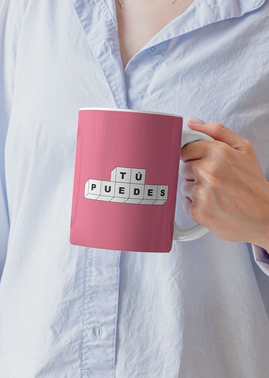 Imagen para Personaliza Taza Diseño "Sueña en grande, tu puedes"  15 oz - 4