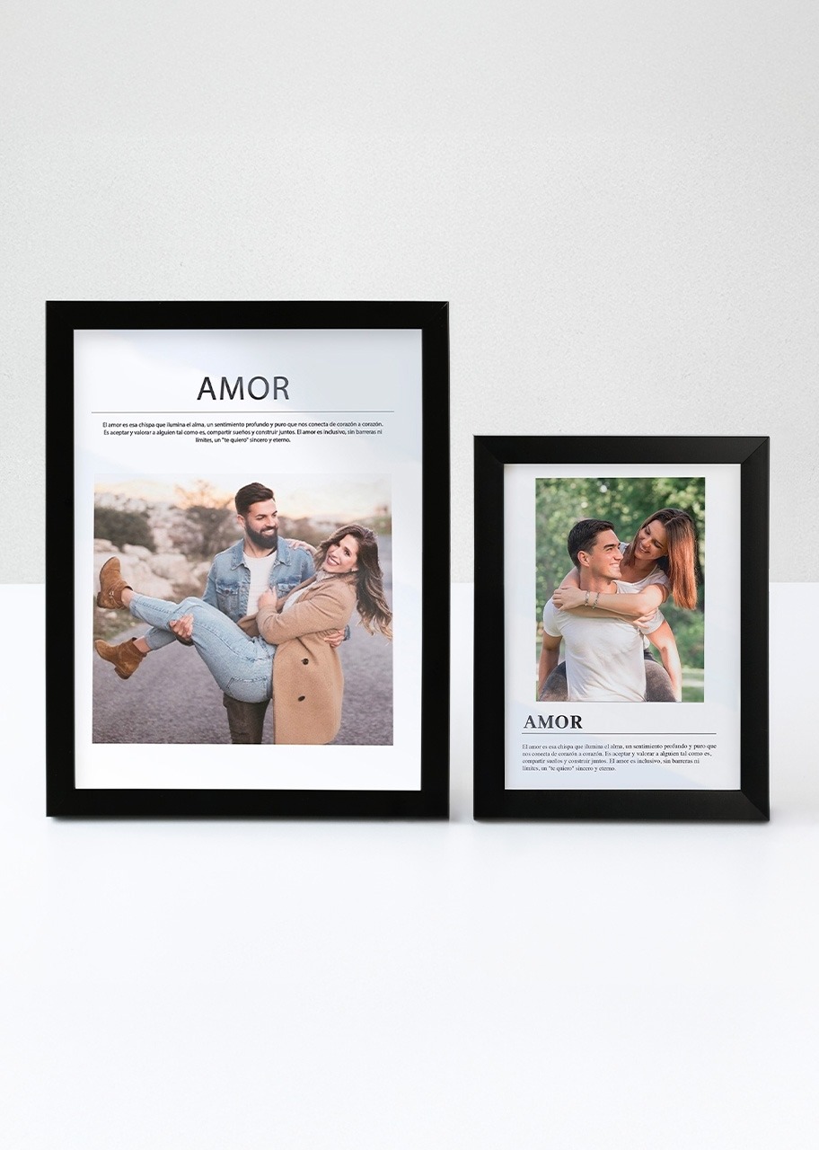 Imagen para Marco Amor Grande en Negro - 2