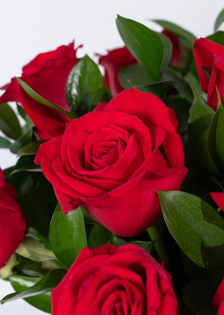 Imagen para Personaliza Vino 3V "With love" con 12 rojas rojas - 2