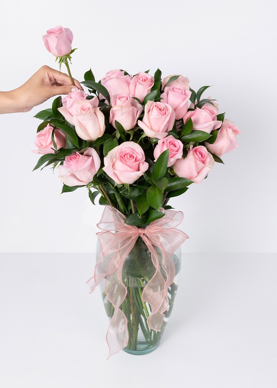 Imagen para 24 Rosas Rosa Claro - 2