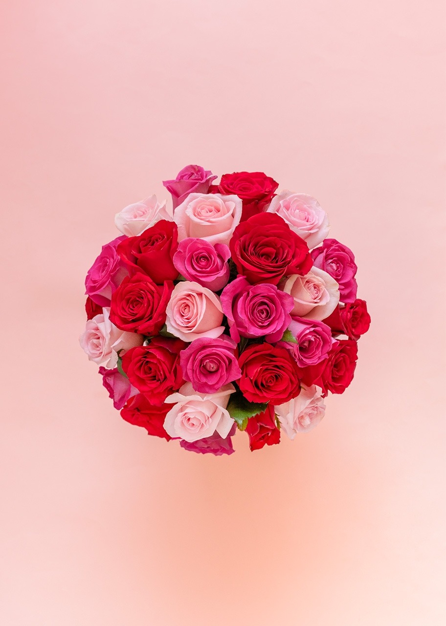 Imagen para Arreglo de 24 Rosas de Colores - 3