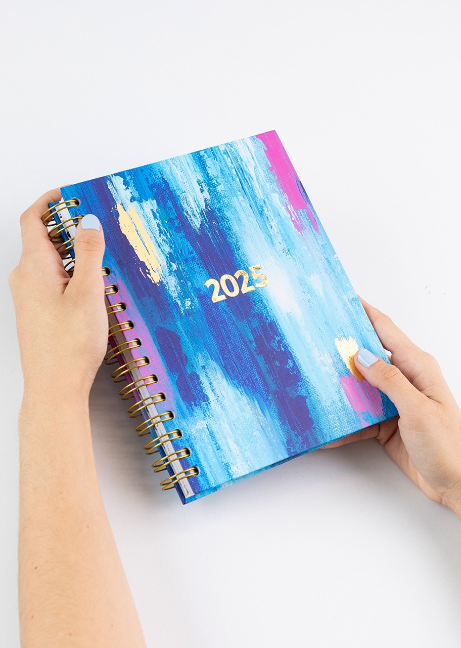 Imagen para Agenda Azul 2025 Calaca Rosa - 3