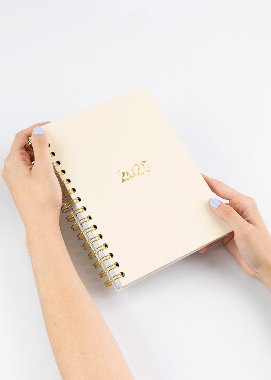 Imagen para Agenda Beige 2025 Calaca Beige - 3