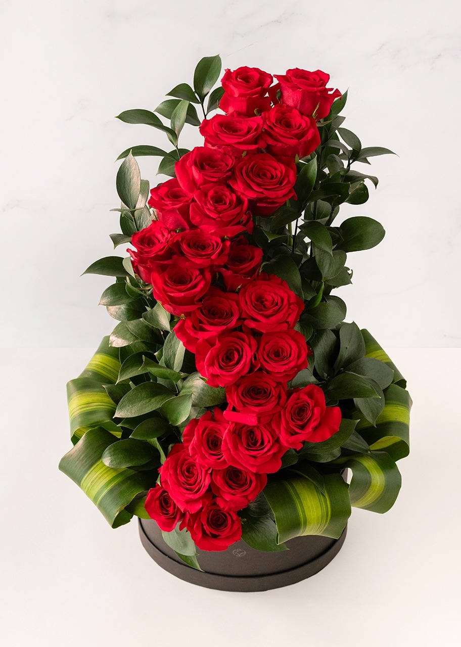 Imagen para Amor infinito con 24 rosas en caja - 3