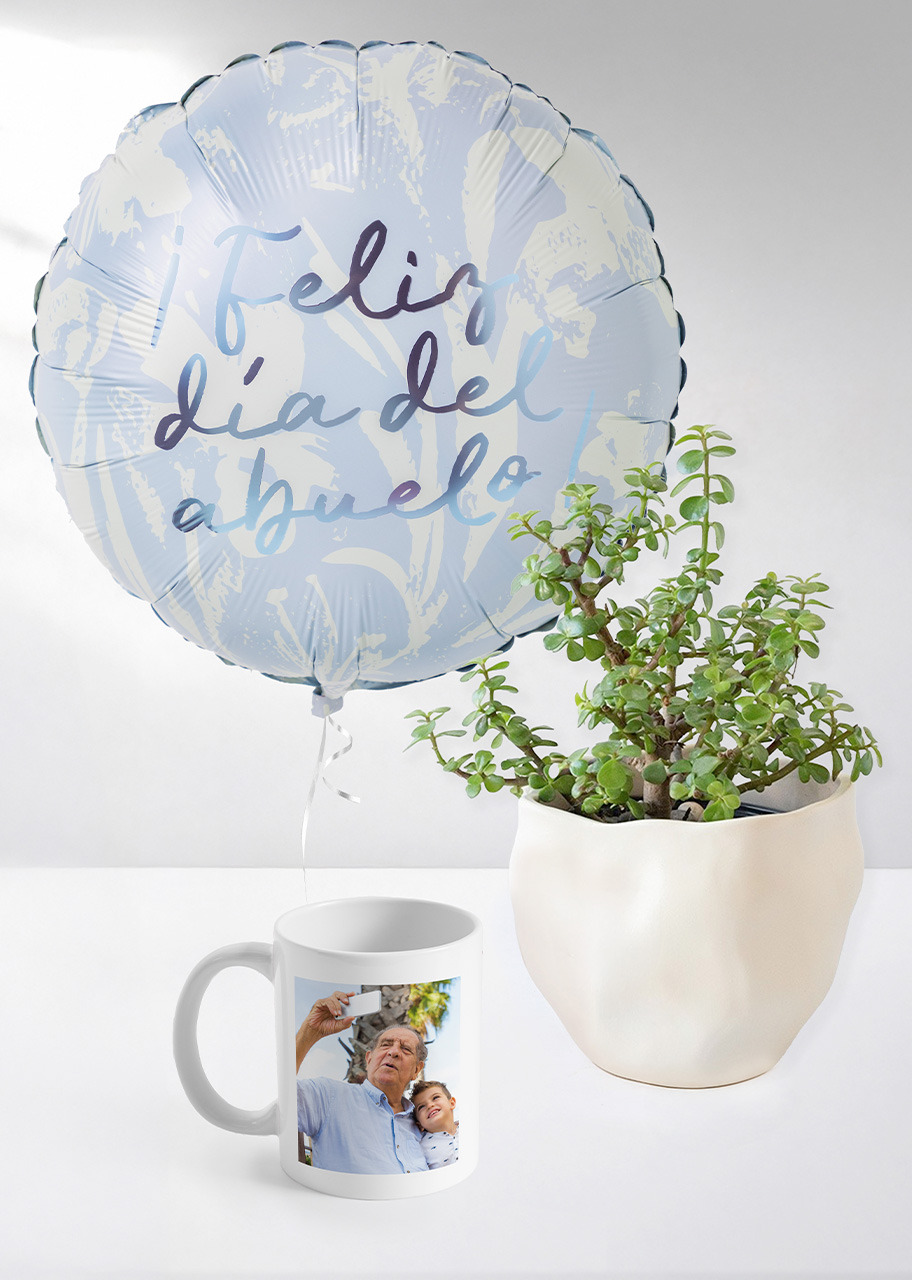 Imagen para Árbol de la Abundancia con Globo Abuelos y Taza Personalizada  - 1