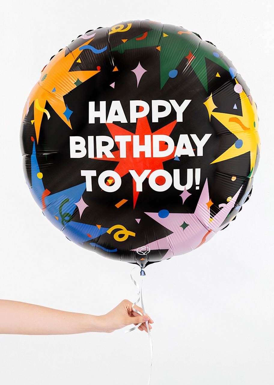 Imagen para Árbol de la Abundancia con Globo "Happy Birthday" Gigante	 - 3