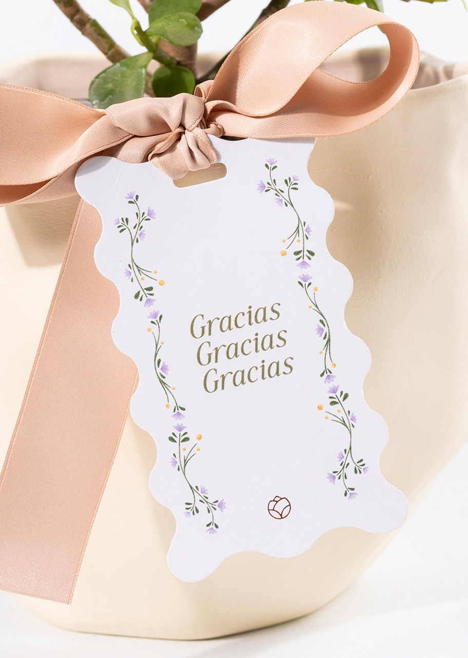 Imagen para Árbol de la Abundancia con Distintivo "Gracias Gracias Gracias" - 3