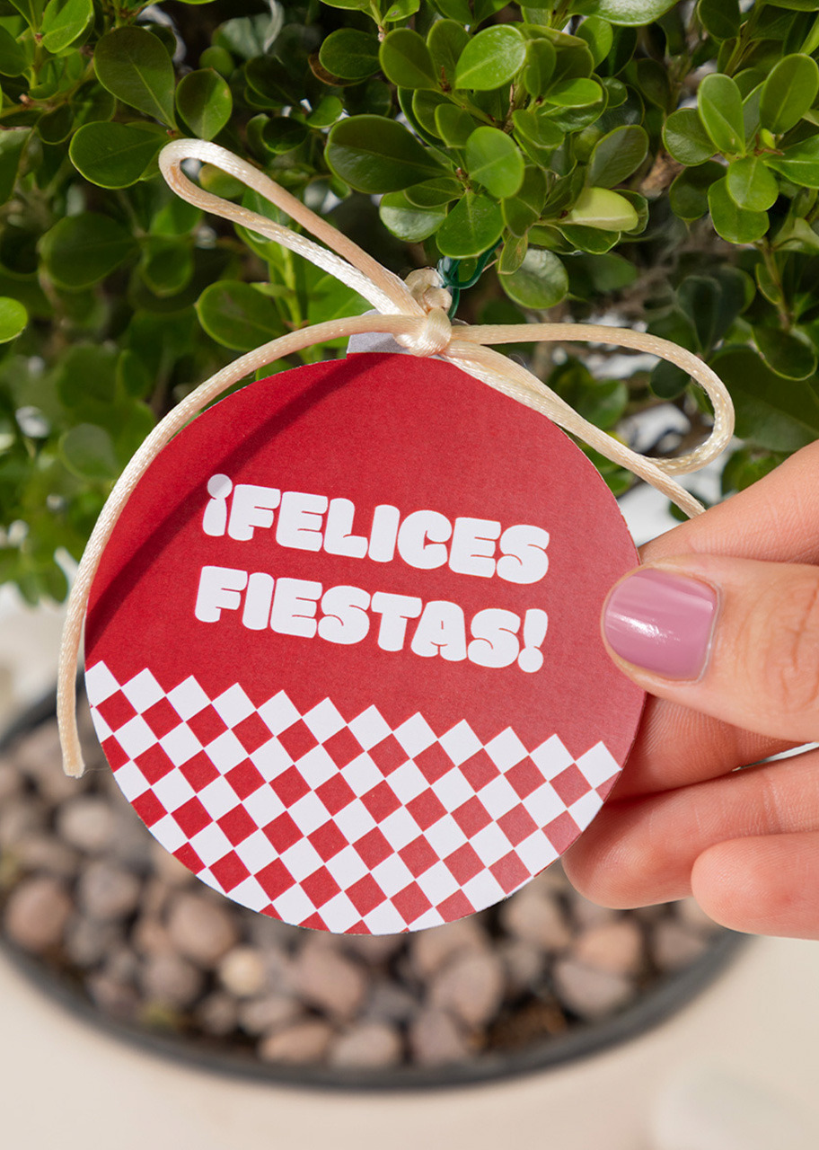 Imagen para Arbolito Buenos Deseos  con Globo Navidad - 4