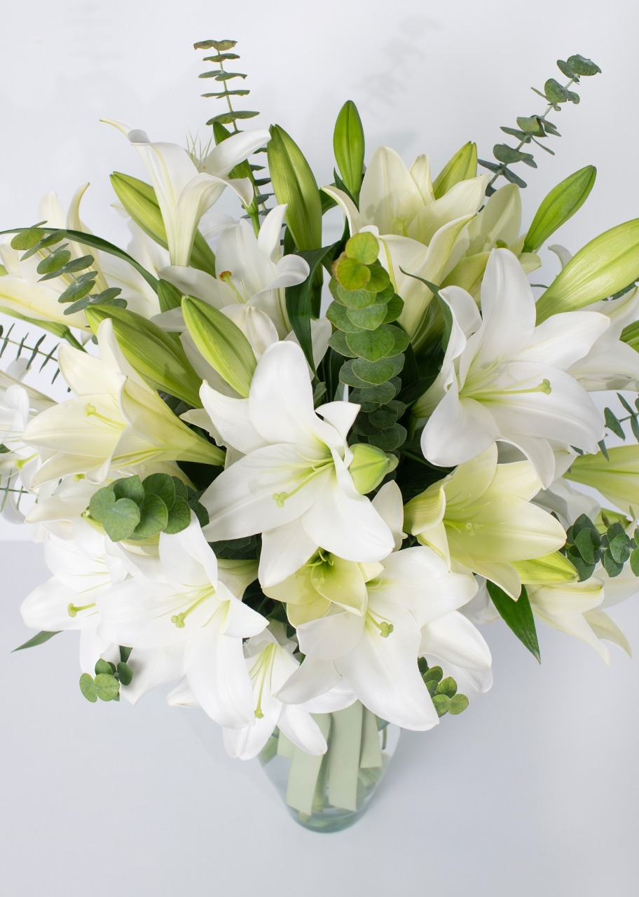 Imagen para Arreglo de 10 Casablancas con mini foto - 4