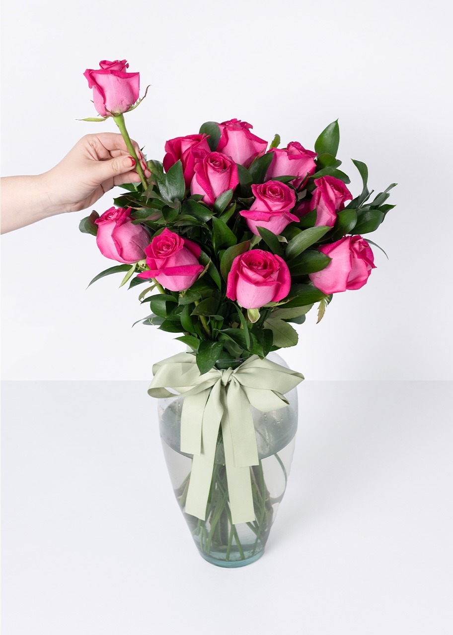 Imagen para Arreglo de 12 Rosas Intenso - 2