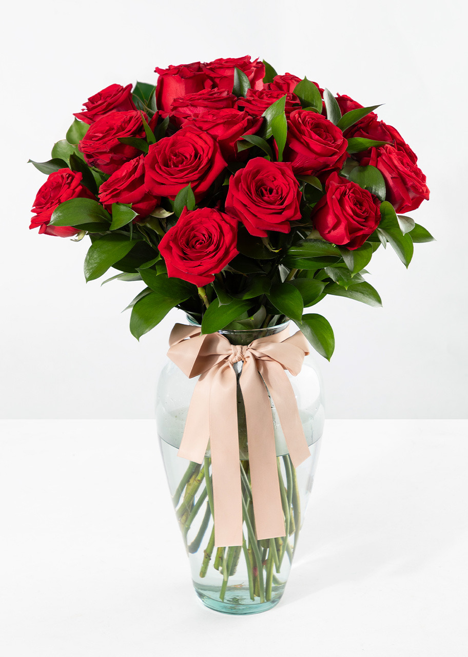 Imagen para Arreglo de 18 Rosas Rojas - 1