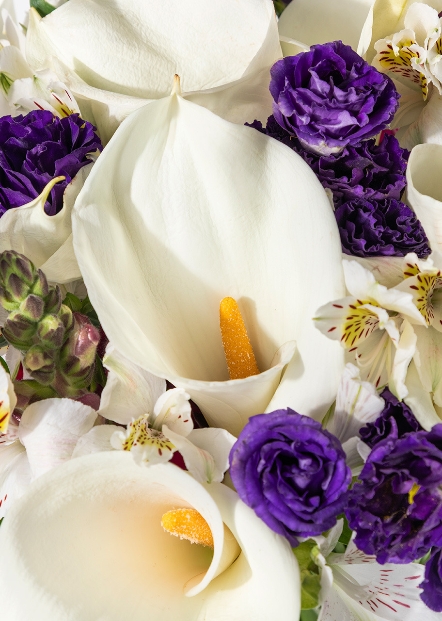 Imagen para Arreglo de Alcatraces y Lisianthus  - 4