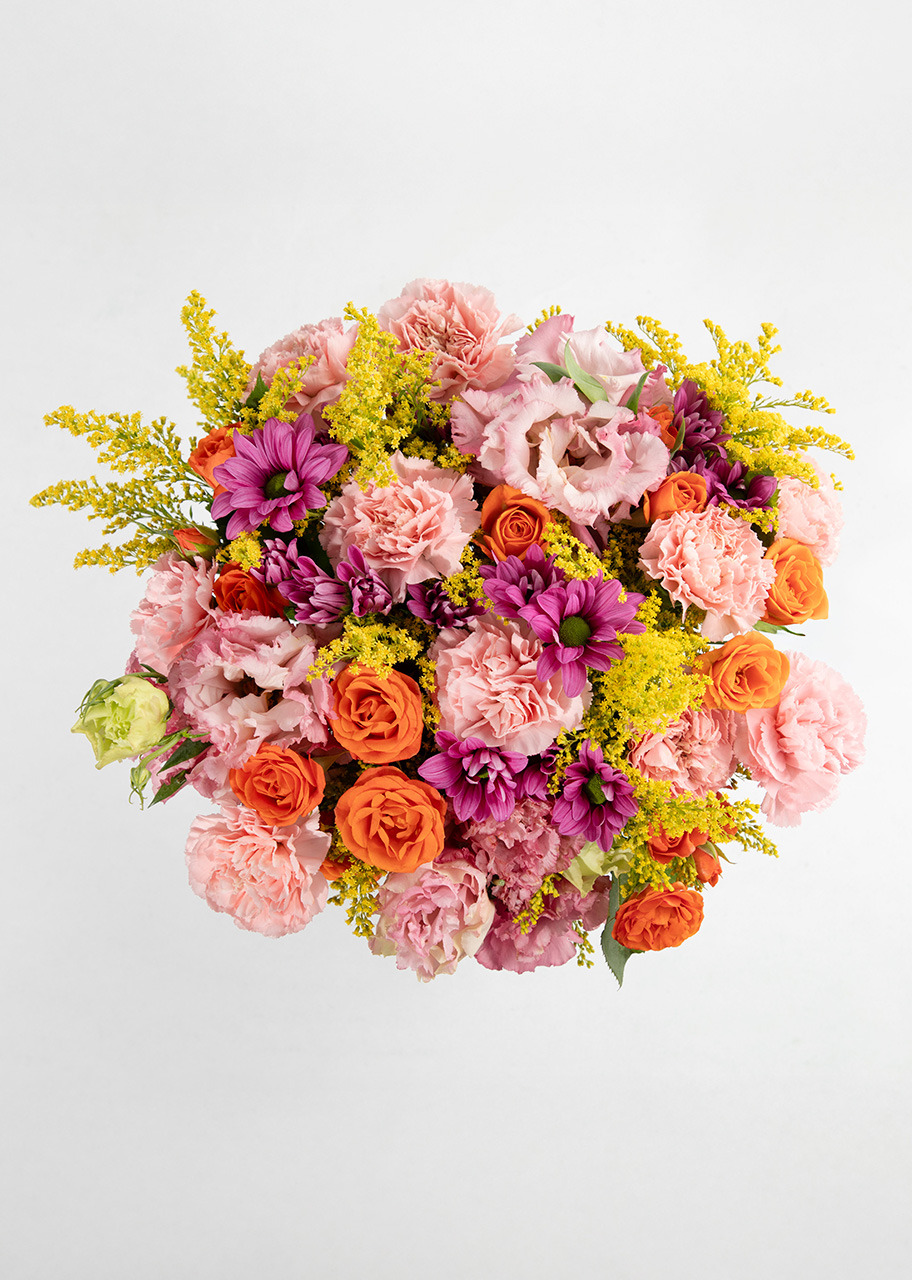 Imagen para Arreglo de Lisianthus Rosa y Margaritas - 2