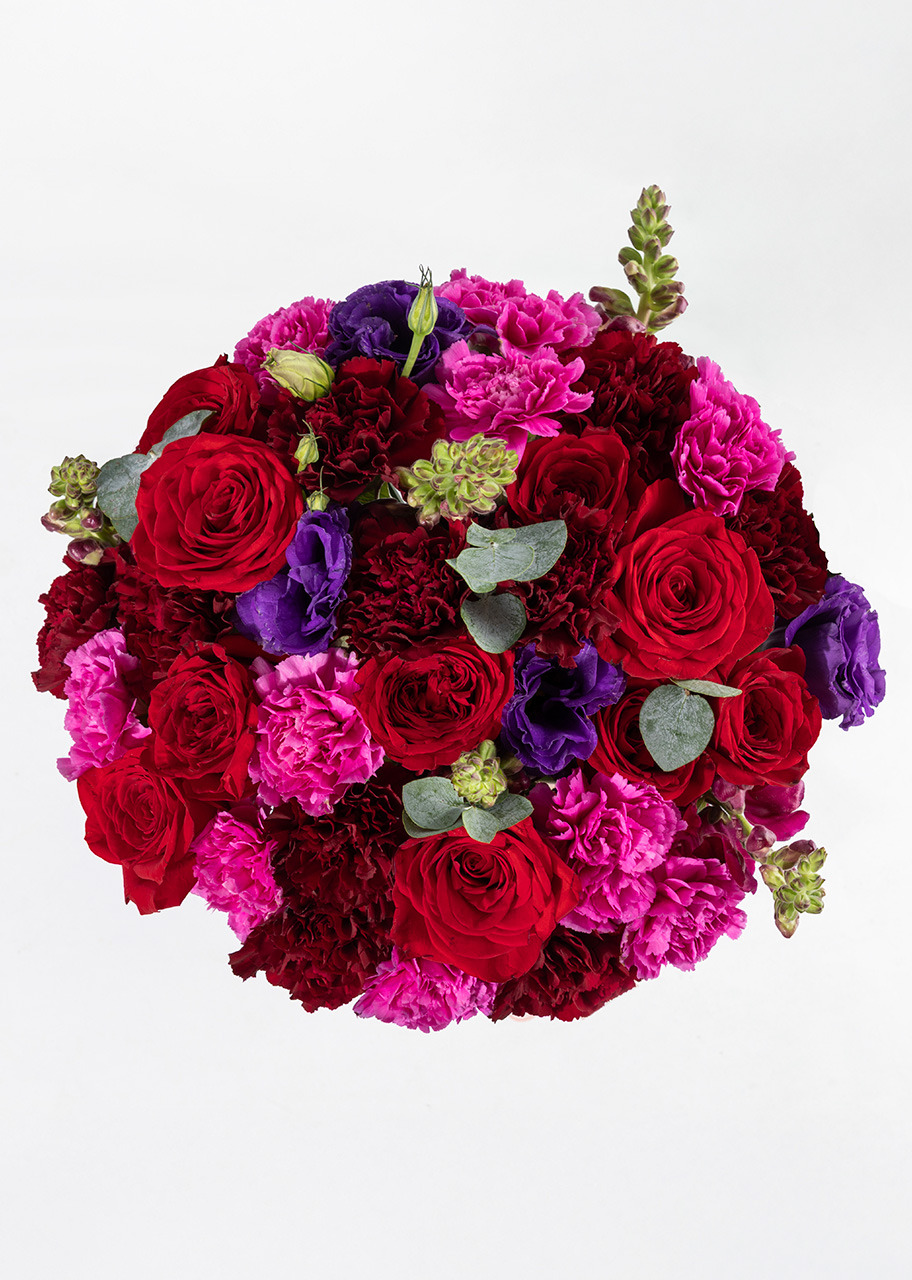 Imagen para Arreglo de Lisianthus y Claveles Morados - 2