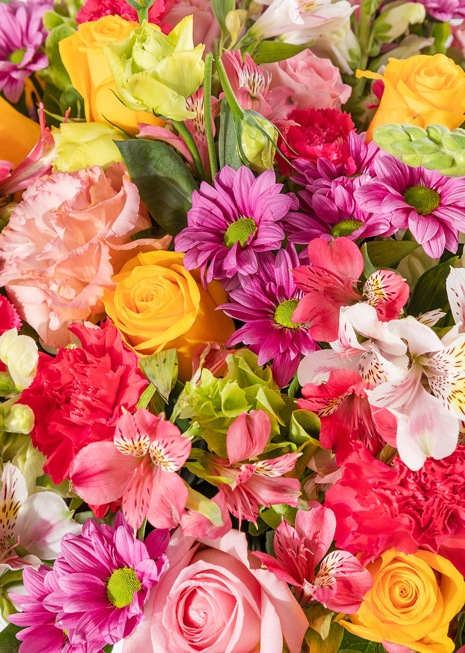 Imagen para Atardecer Arreglo de Rosas Amarillas y Lisianthus - 4