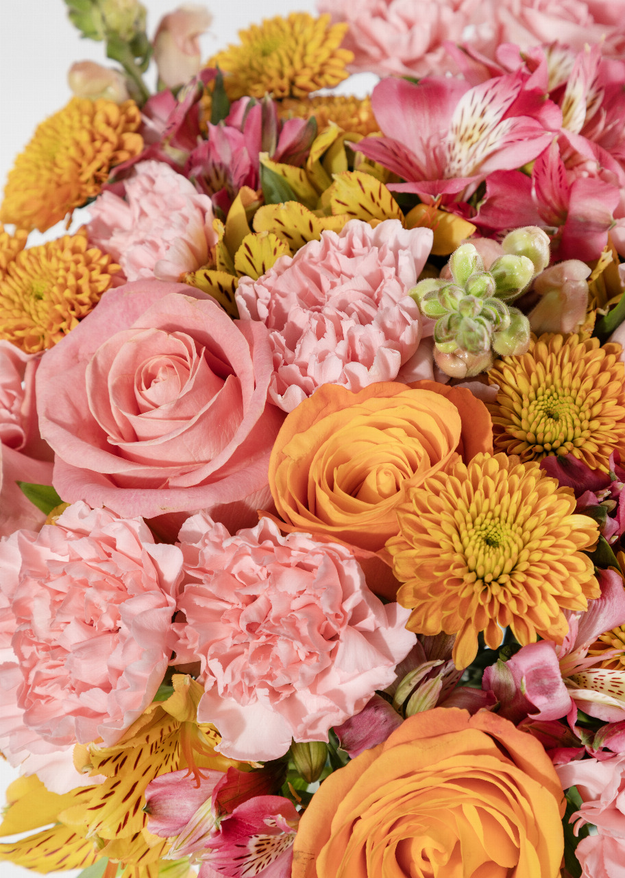 Imagen para Arreglo de Rosas Naranjas y Rosas - 4