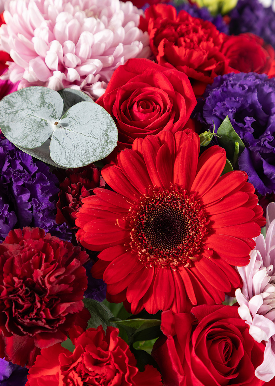 Imagen para Arreglo de Rosas y Gerberas con Mini Foto - 4