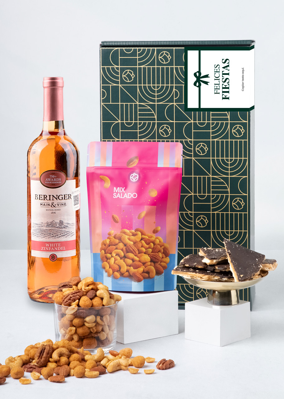 Imagen para Caja Personalizada Etiqueta con Beringer, Mix Salado y Toffee - 1