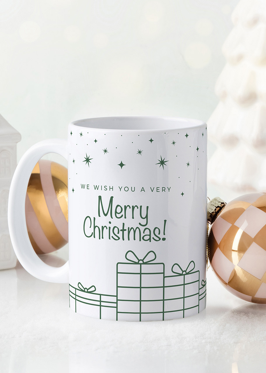 Imagen para Caja Personalizada Etiqueta con Duo Pack Auténtico Corajillo, Mix Dulce y Taza "Merry Christmas" - 2
