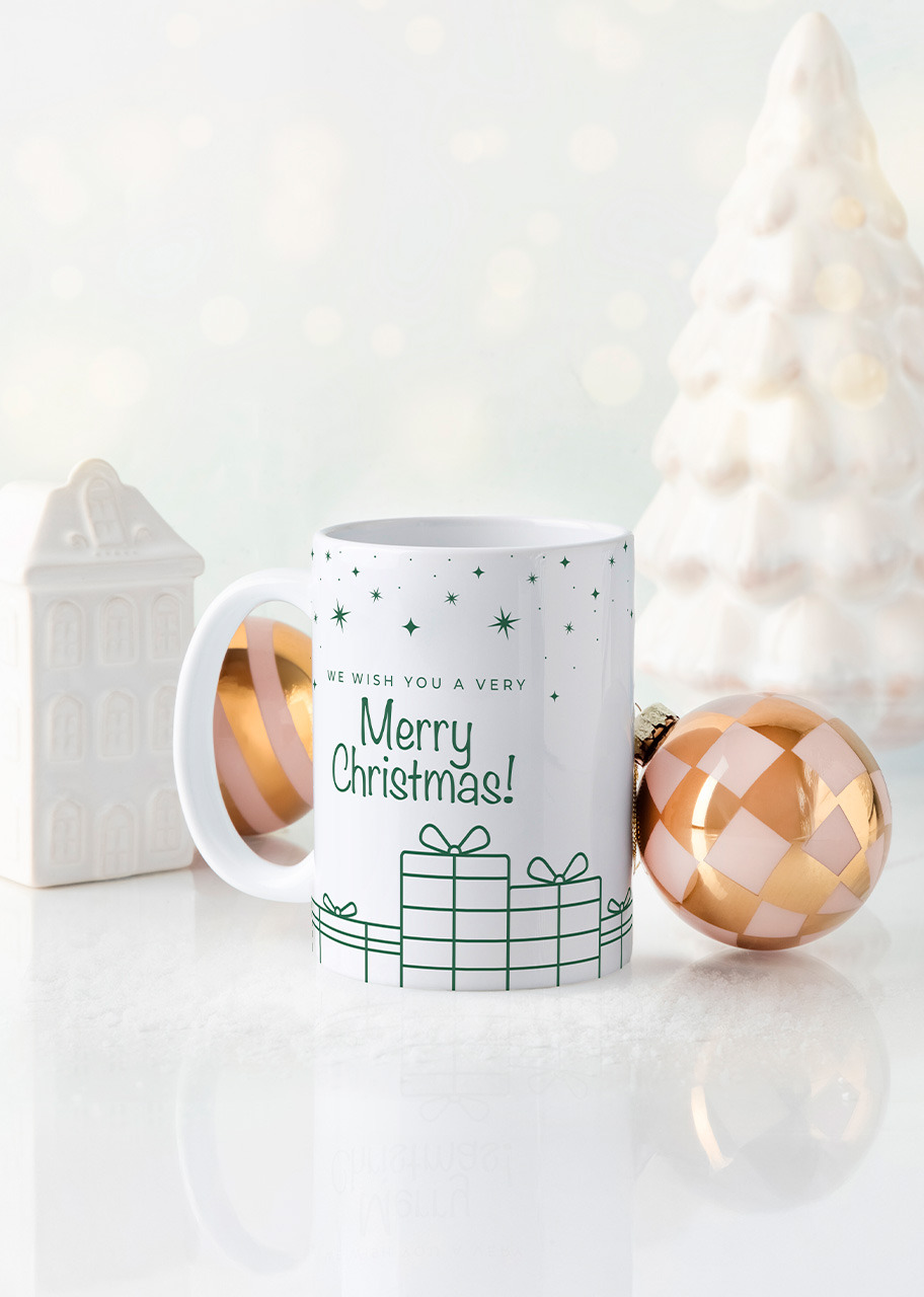 Imagen para Caja Personalizada Etiqueta con Duo Pack Auténtico Corajillo, Mix Dulce y Taza "Merry Christmas" - 3