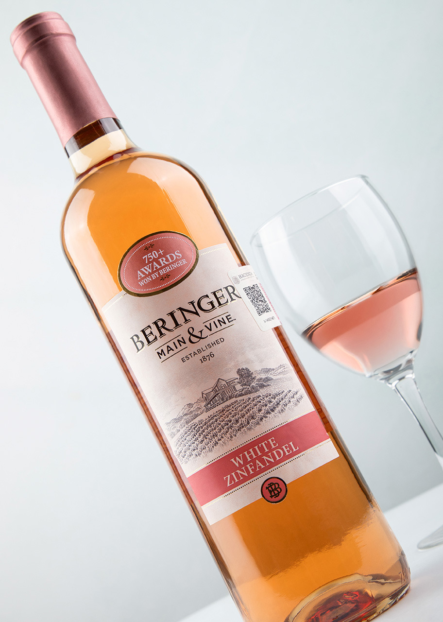 Imagen para Caja Personalizada  Etiqueta con Vino Beringer y Botanas EF - 3