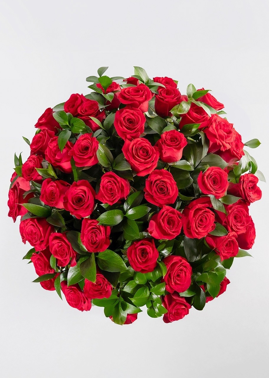 Imagen para Clásico Amor 50 rosas rojas con mini foto - 4