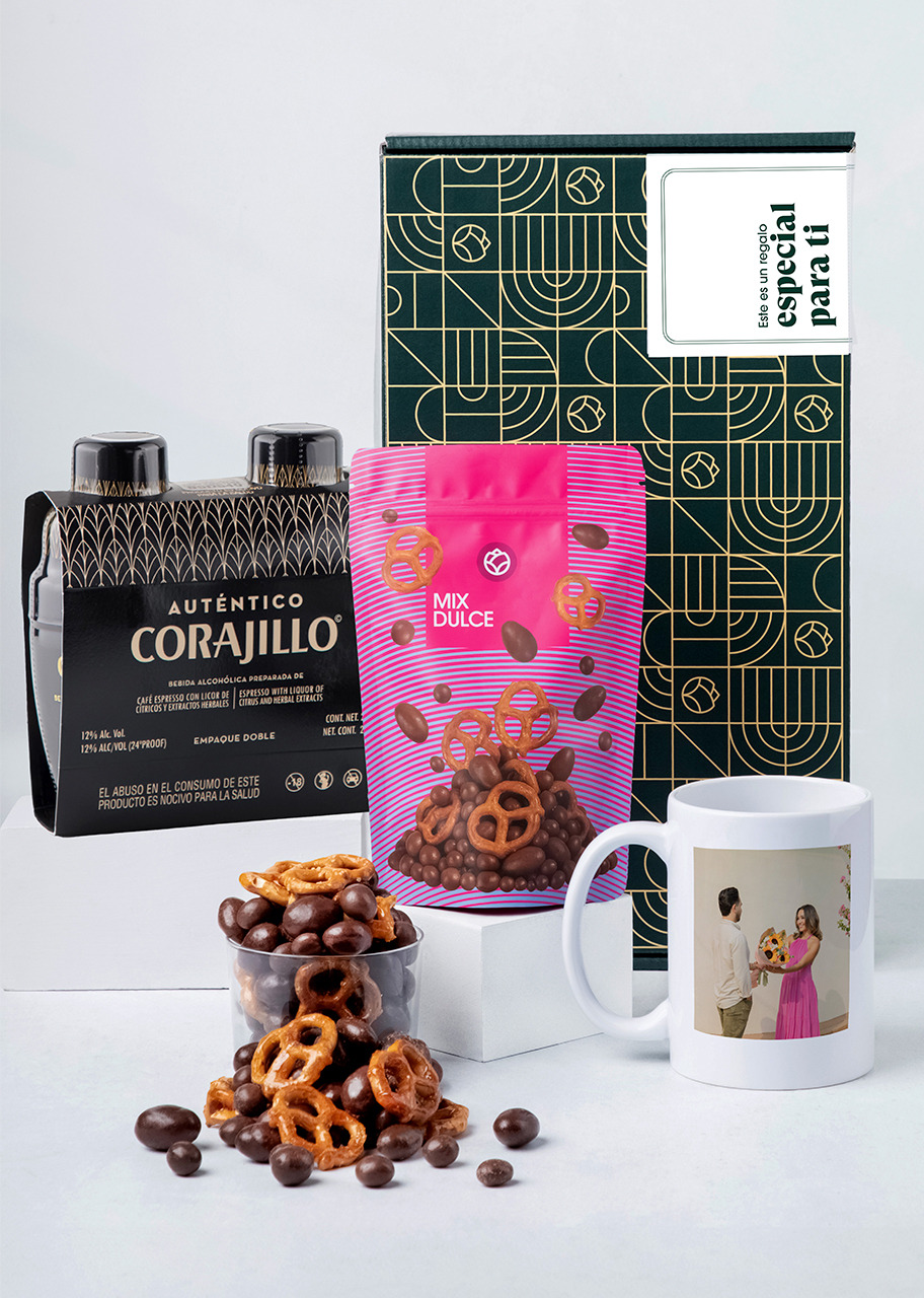 Imagen para Corajillo con Taza y Bolsa Mix Dulce EF Regalo Especial - 1