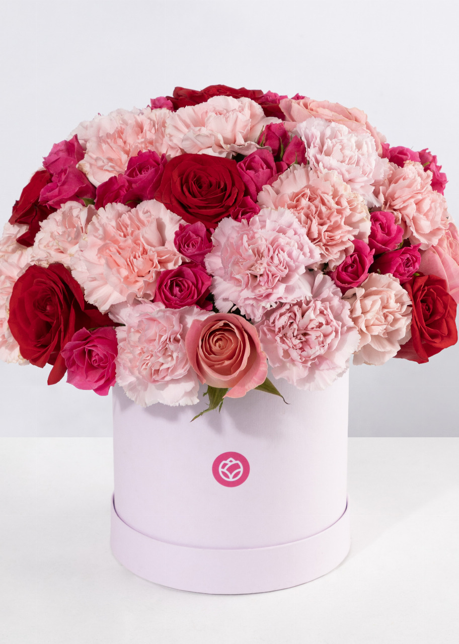 Imagen para Dulce Emoción con Rosas y Claveles - 1
