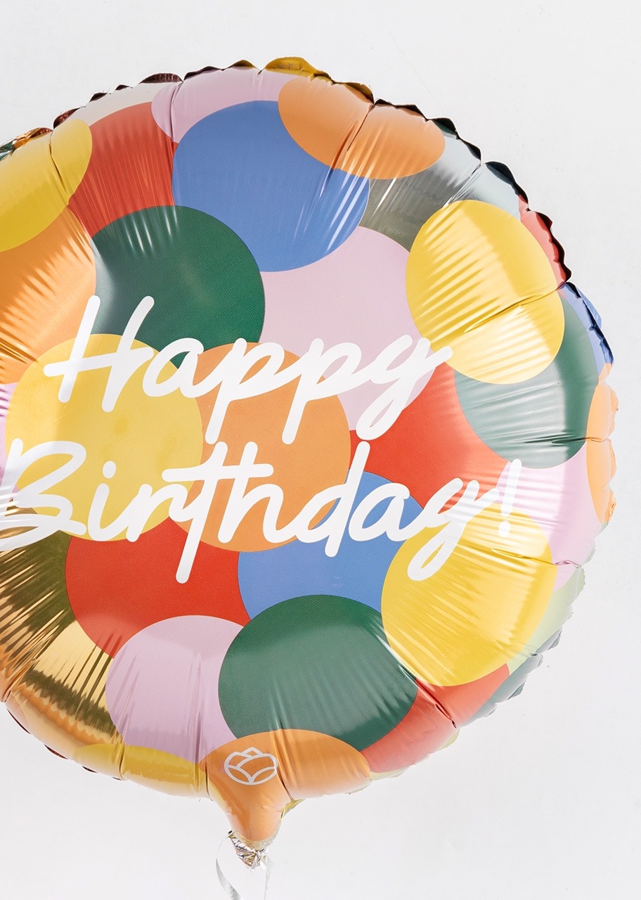 Imagen para Globo Happy Birthday Colores - 2