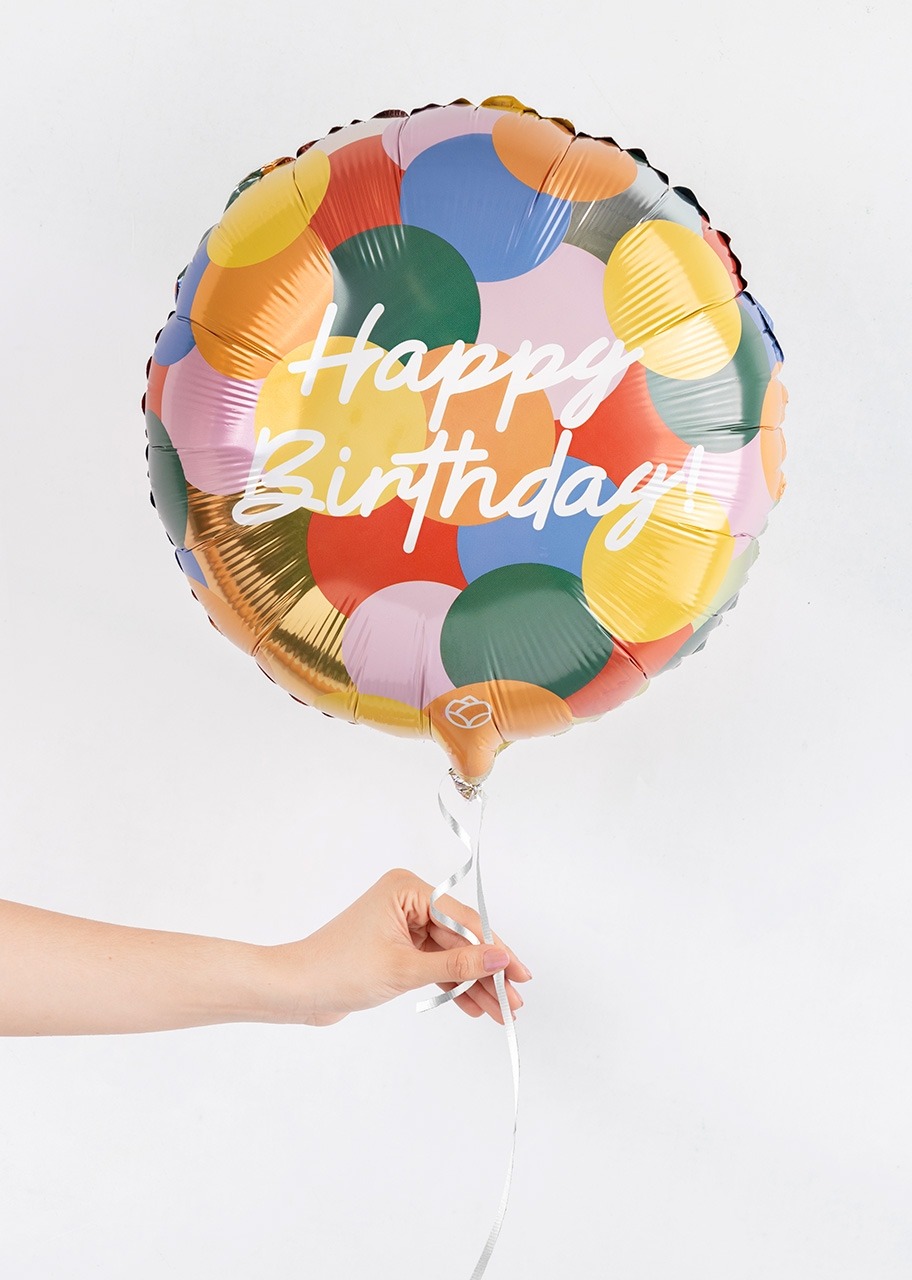 Imagen para Globo Happy Birthday Colores - 3