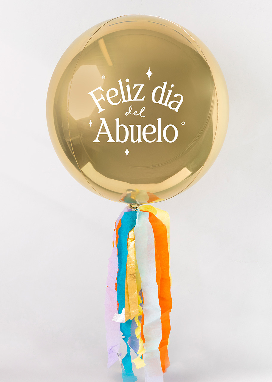 Imagen para Globo Esfera "Feliz Día del  Abuelo" - 1