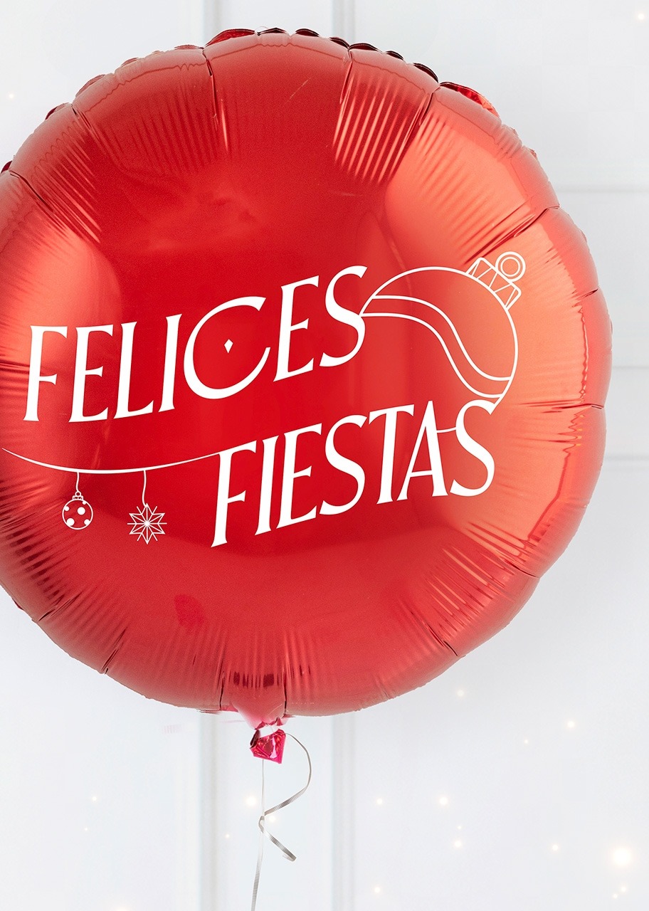 Imagen para Noche Buena con Globo "Felices Fiestas" - 4