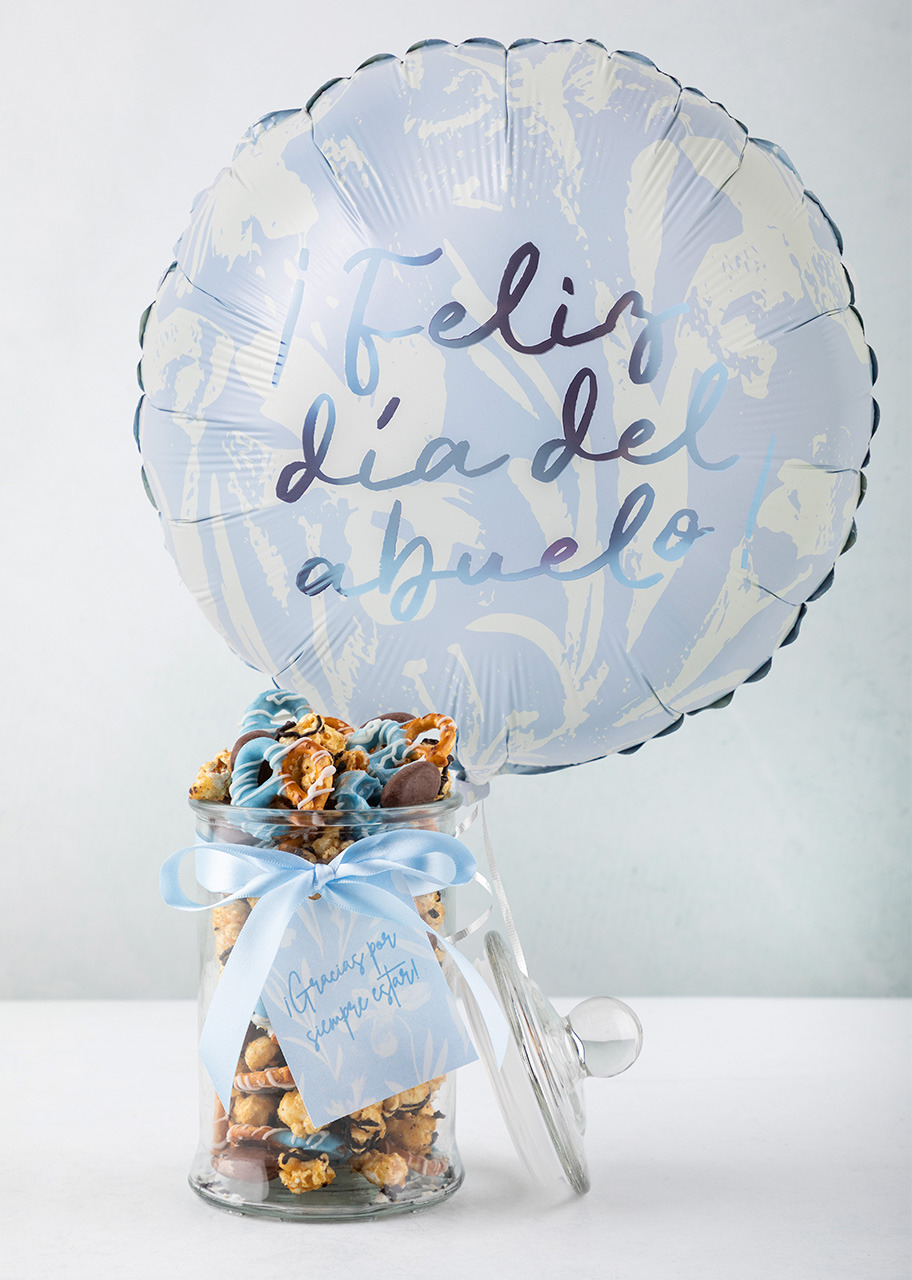 Imagen para Gracias Abuelos con Botanas y Globo - 1