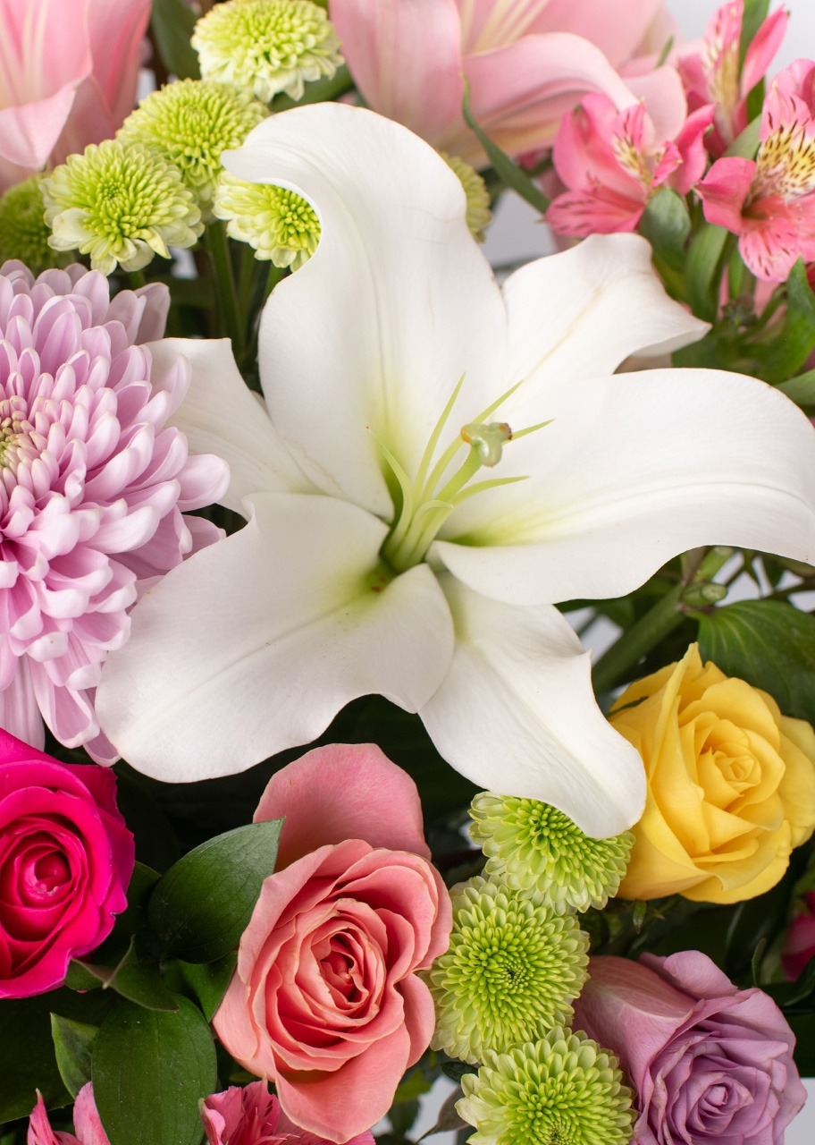 Imagen para Jardín de Alegría con Lilys y Rosas - 4