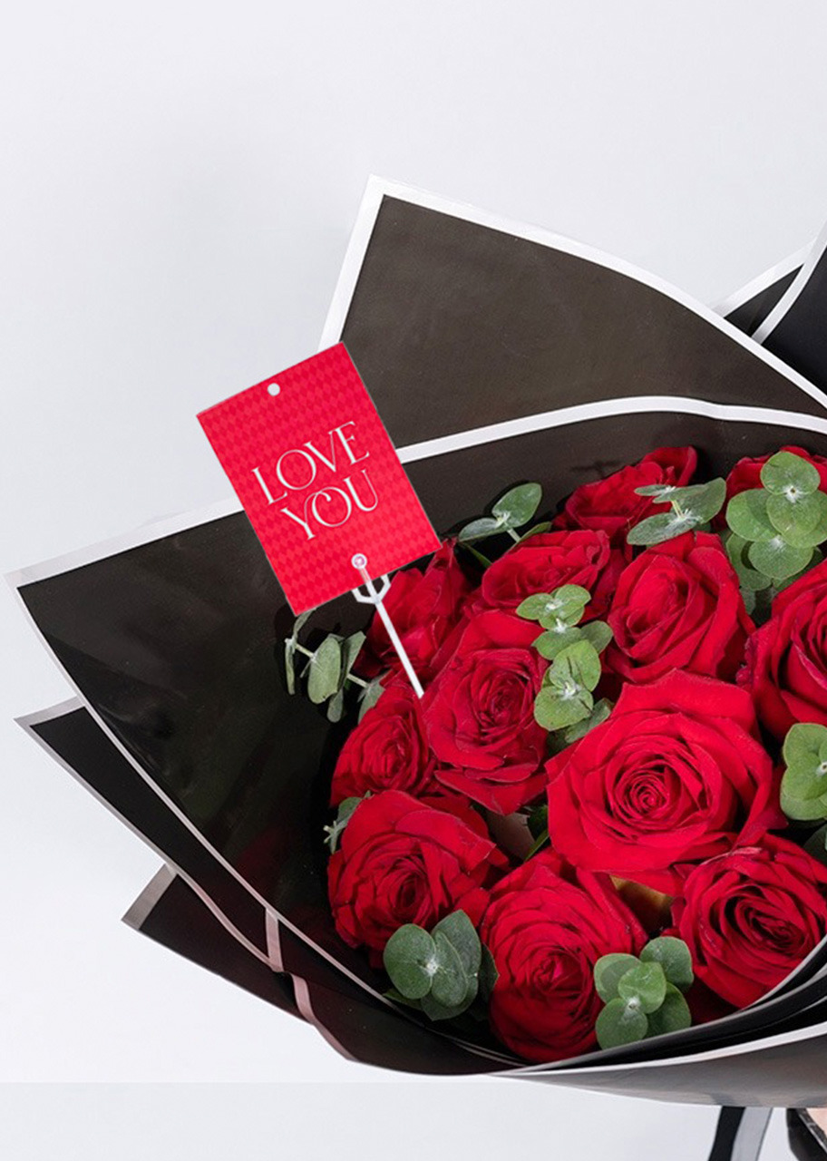 Imagen para Kit 12 Rosas Rojas, Aretes,Globo y Polaroid - 4