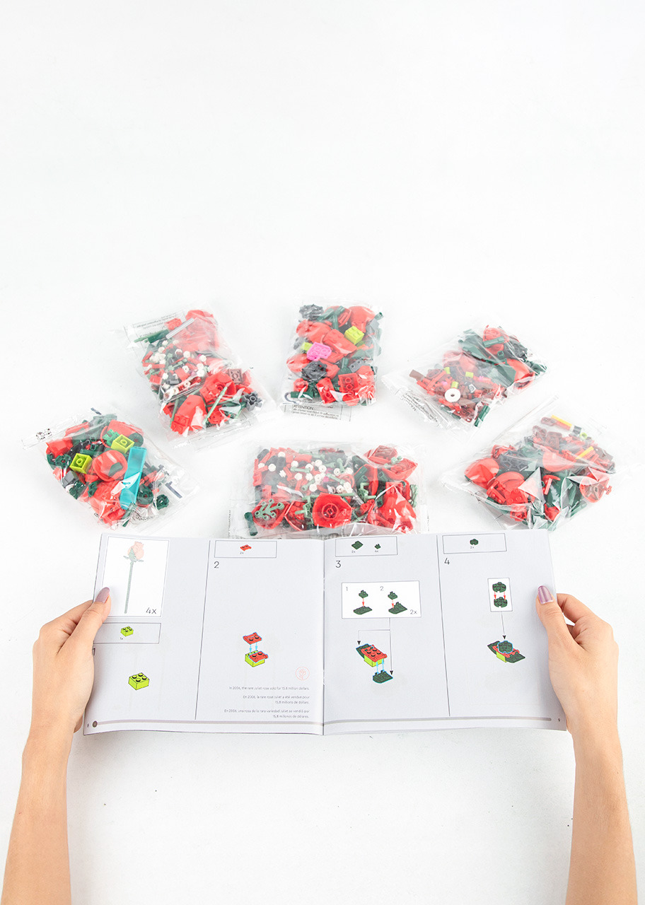 Imagen para Ramo de Rosas Rojas LEGO® - 3