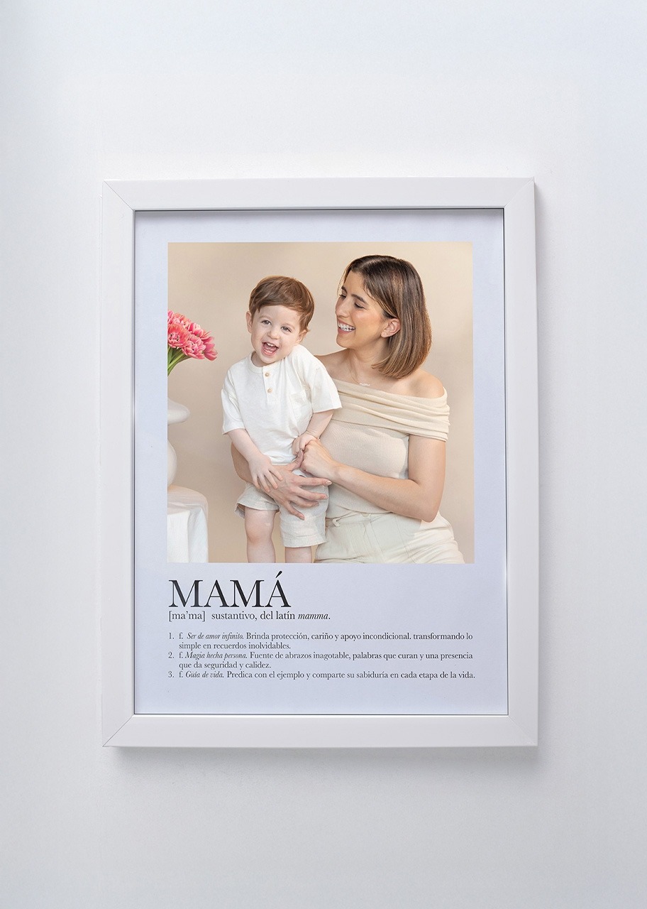 Imagen para Marco "Definición de Mamá" con planta Azalea - 2