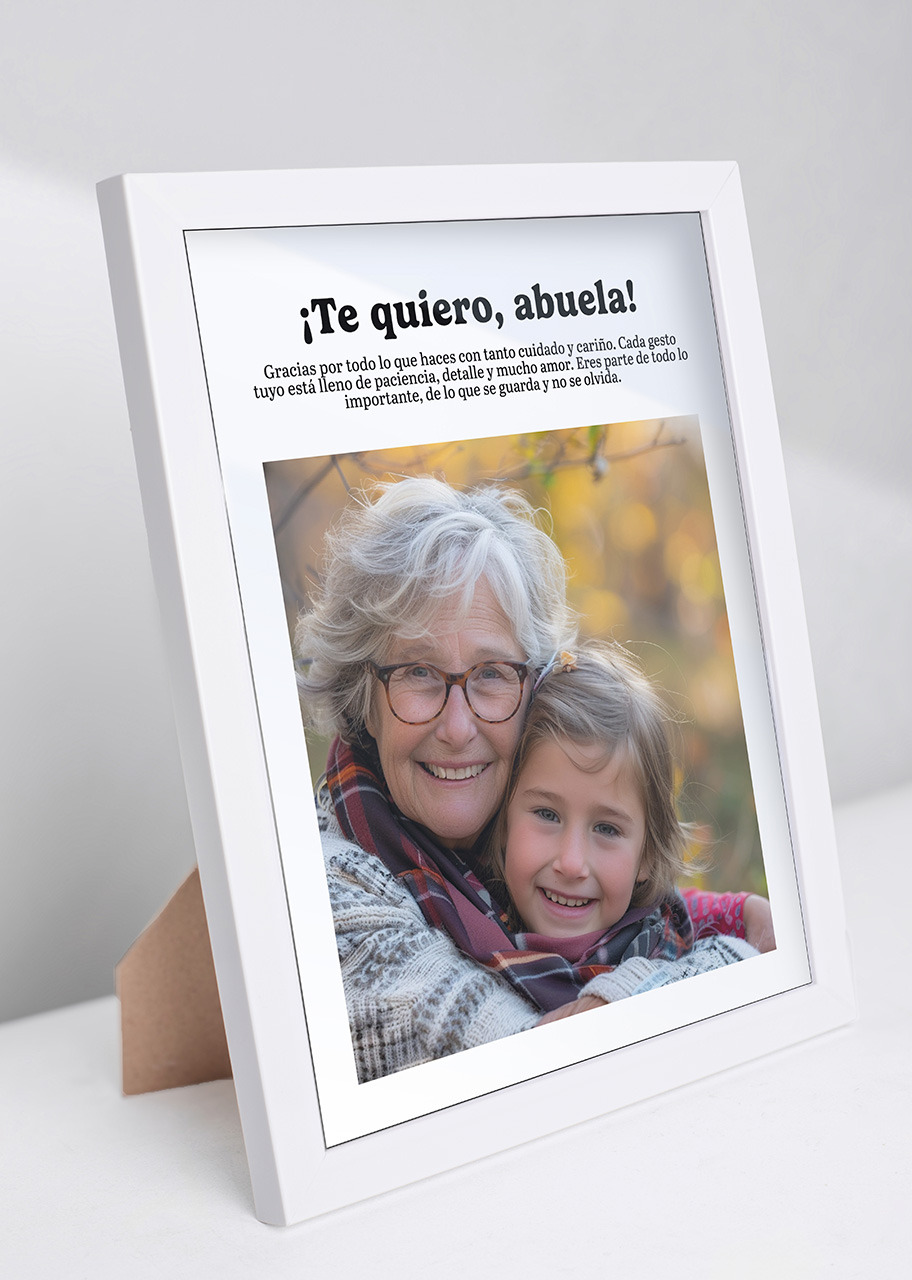 Imagen para Marco Personalizado Te Quiero Abuela - 1