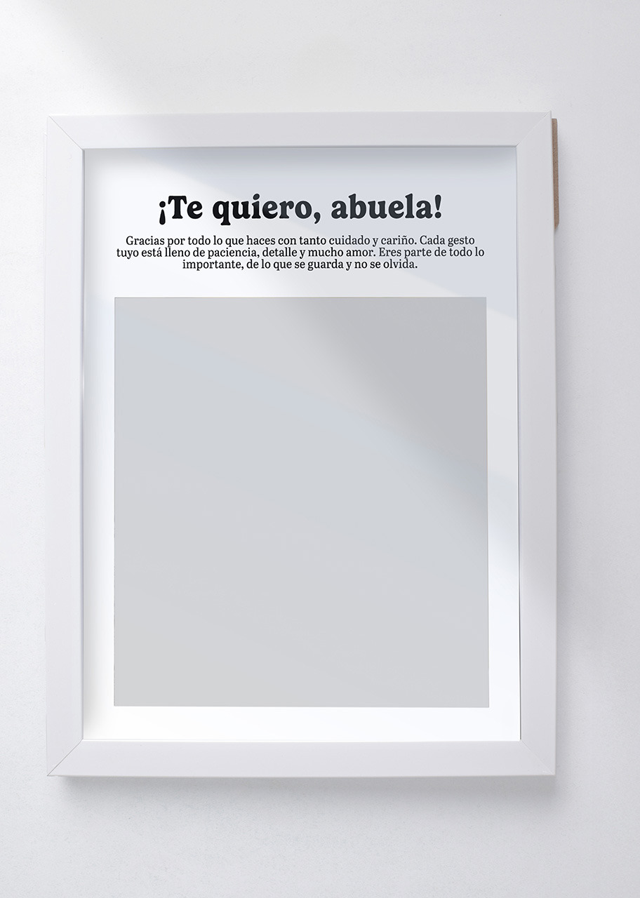Imagen para Marco Personalizado Te Quiero Abuela - 5