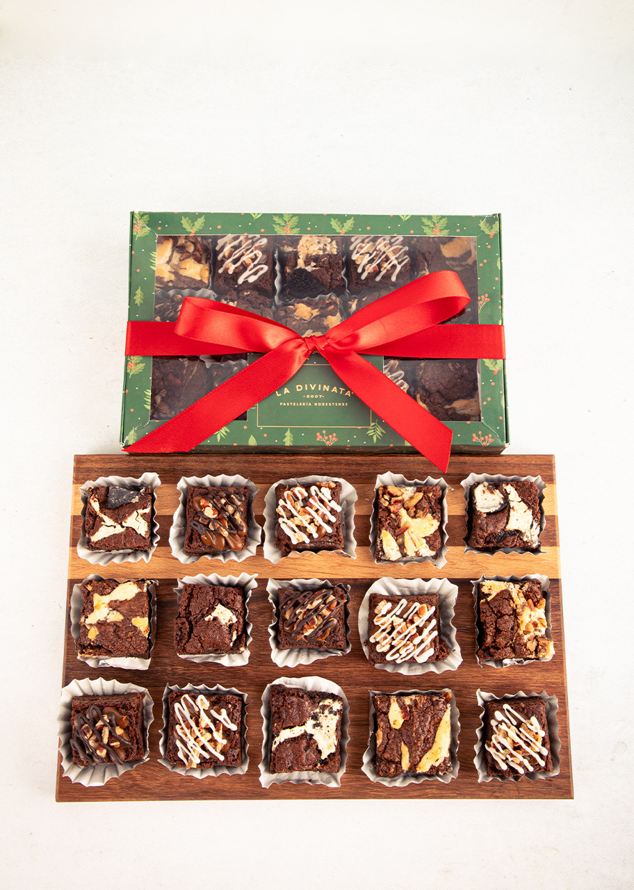 Imagen para Mini Brownies Navidad 15 pzs La Divinata - 4